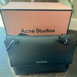 Acne Studios Black Mini Knotted Bag